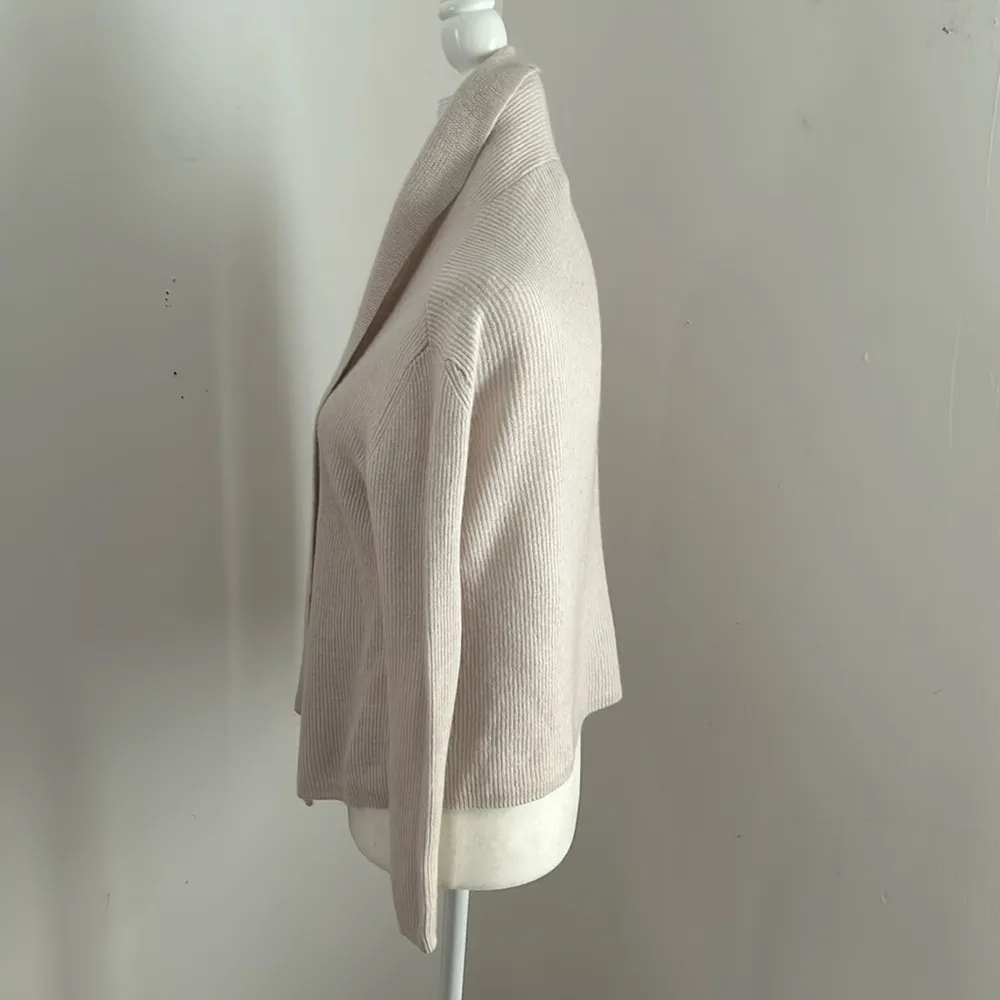 Nordstrom Signature Cream Cashmere Blend Cardigan sz XS/S - Image 3
