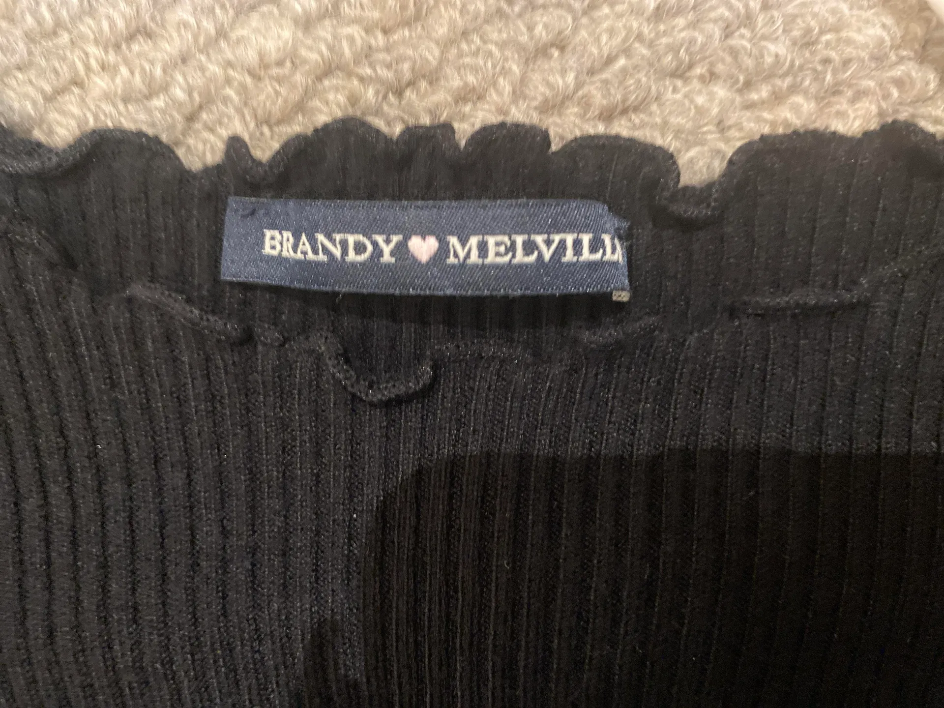 Brandy Melville Top Black - Image 4