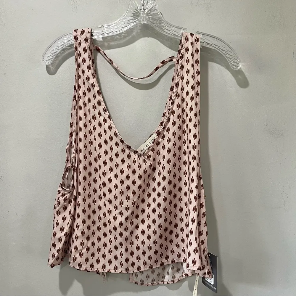 Saltwater Luxe top bella ditsy tank Size Medium Festival Flowy Openings MSRP $84 - Image 2