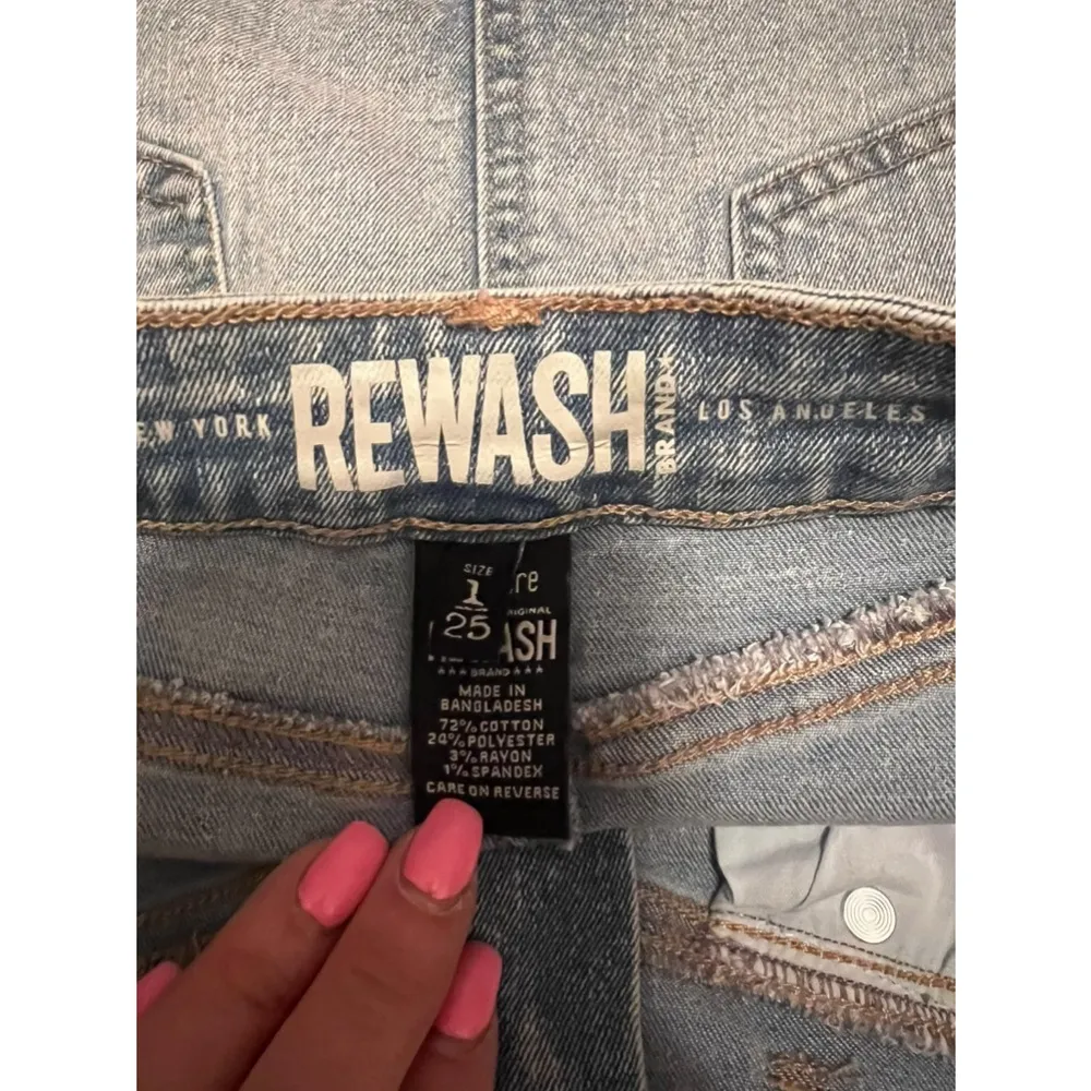 Rewash Denim Skirt Women's Blue Size 25 - Image 4
