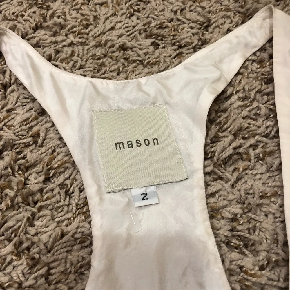 Mason Purple Ombré Silk Tank Top 2 White - Image 2