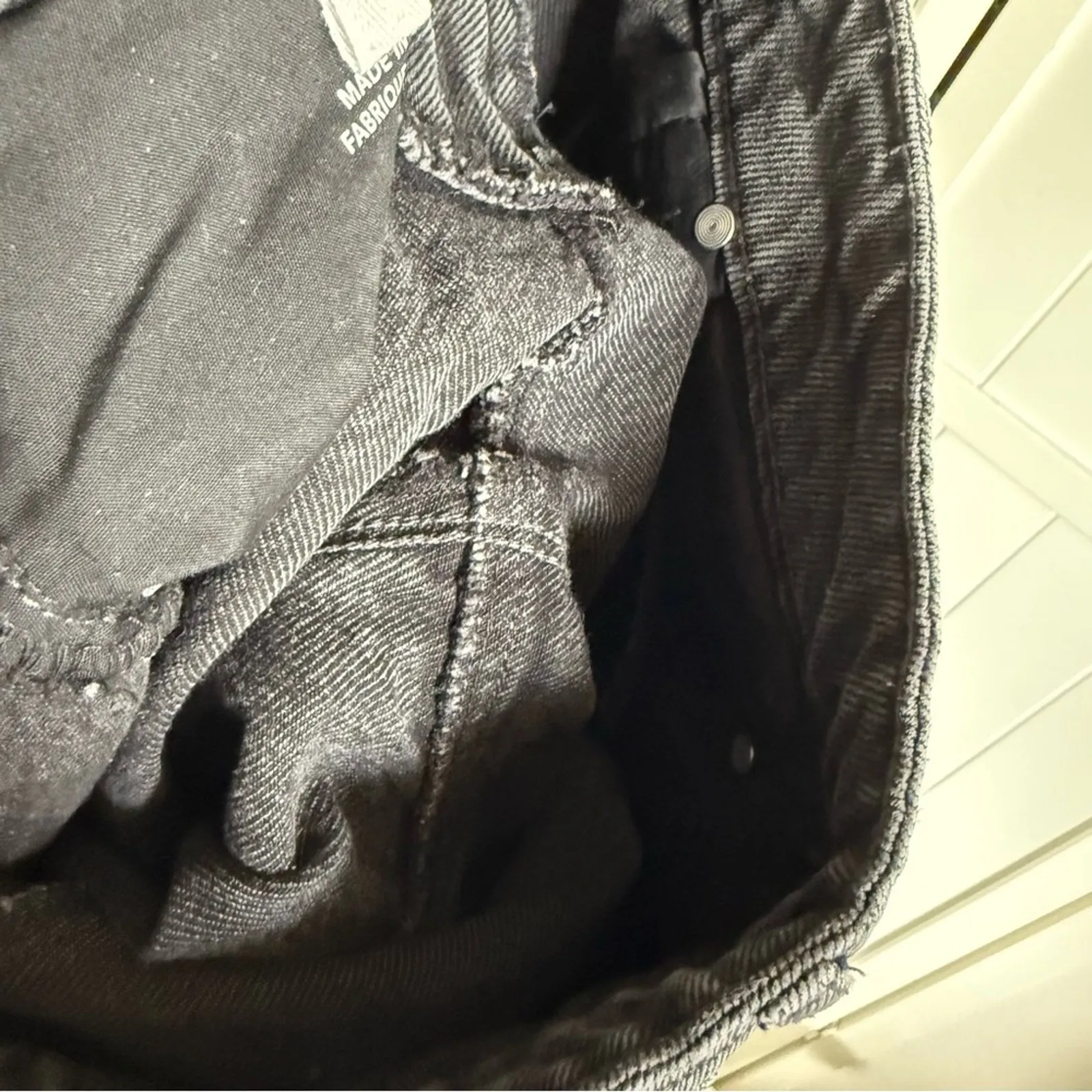 Empyre Women's‎ Zia Black Vintage Straight Leg Jeans Casual Style 6 - Image 9