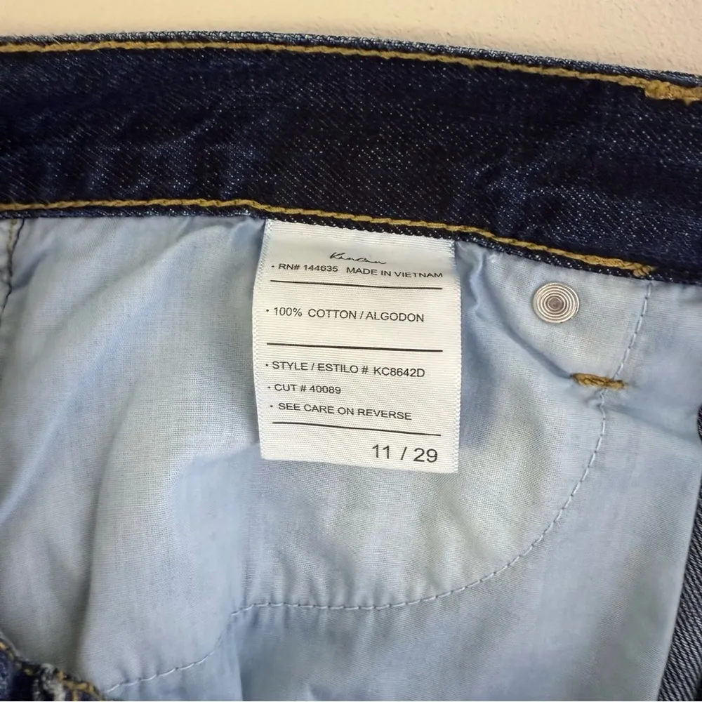 Kancan Trevie Ultra High Rise Straight Leg Jeans KC8642D Blue Size 11 / 29 - Image 4