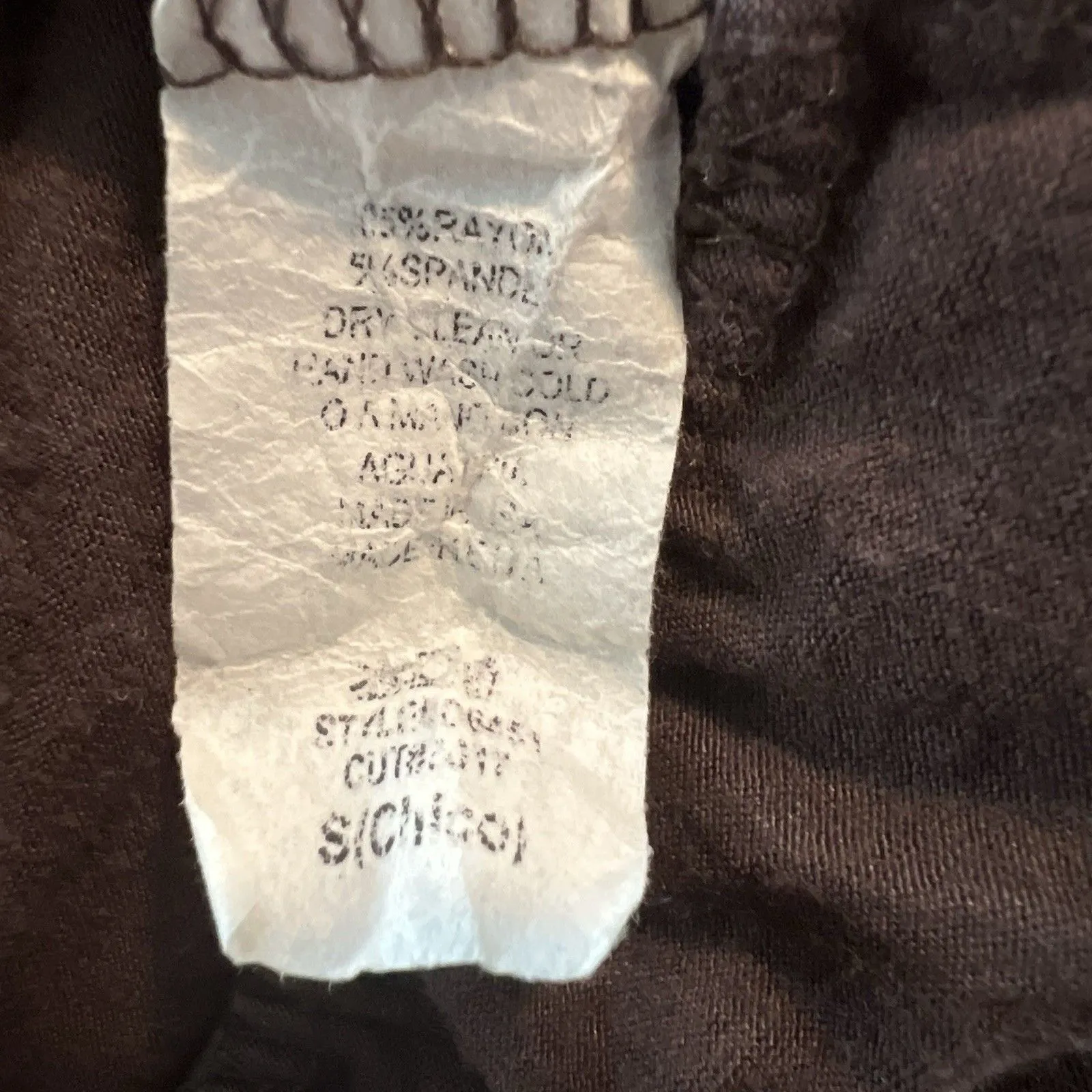 Cream 2 Dress Small Artsy Brown - Image 4