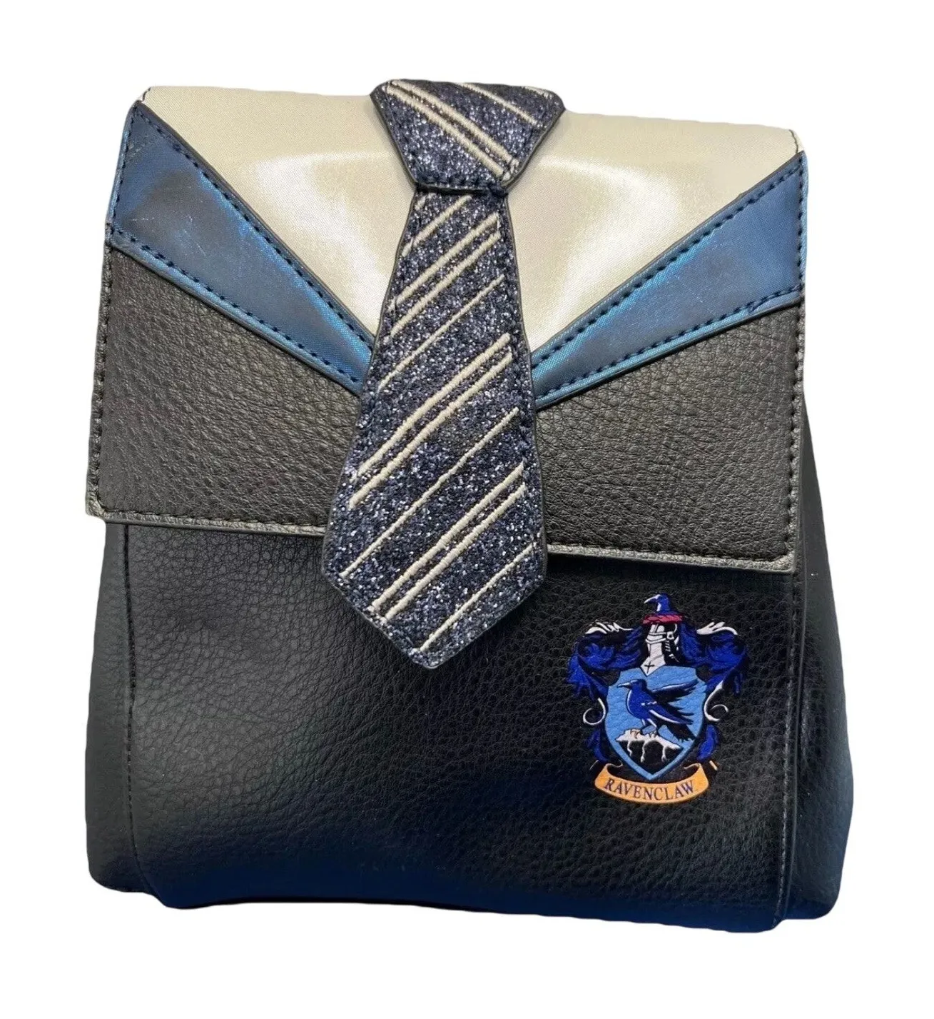 NWOT Universal Danielle Nicole Harry Potter Ravenclaw Uniform Mini Backpack Blue Black - Image 1