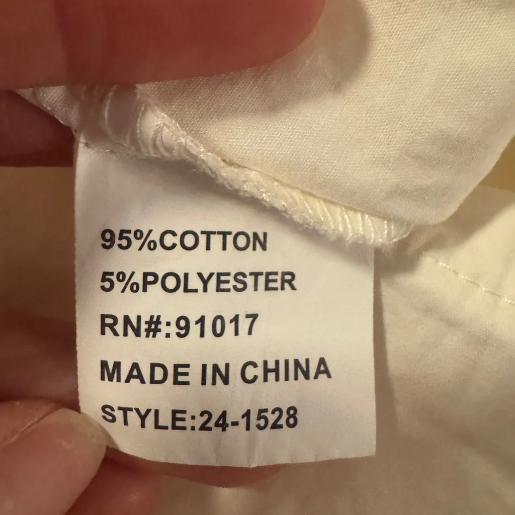 Solitaire White Blouse with Pink Embroidery - Image 4