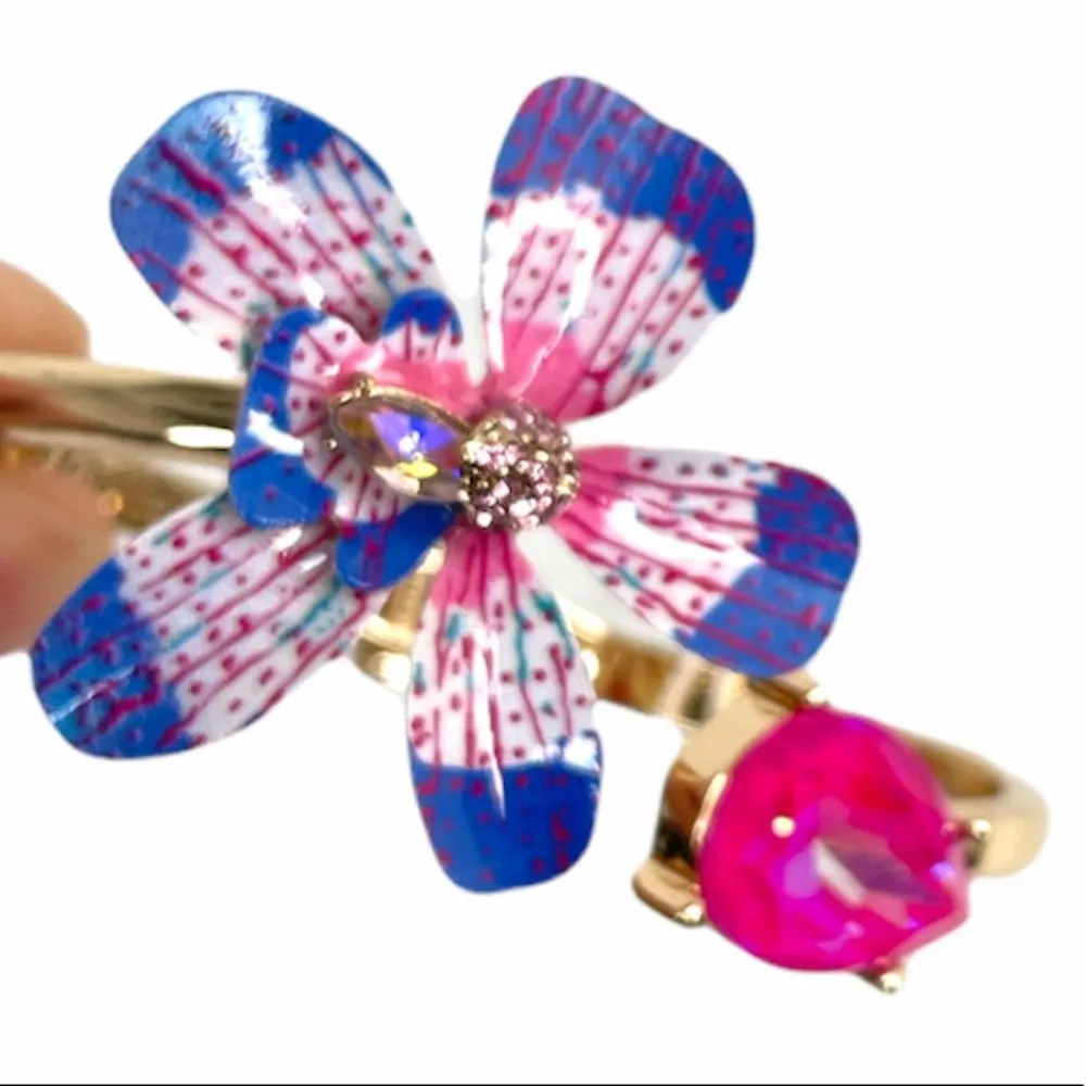 Betsey Johnson Welcome to Jungle Orchid Bracelet - Image 3