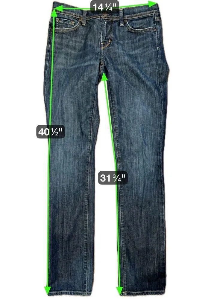 Citizens of Humanity Ava #142 Low Waist Stretch Straight Leg Size 28" - Image 8