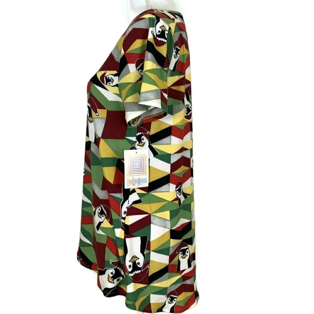 3|$30 LULAROE Small Penguin Muticolor Print Small - Image 4