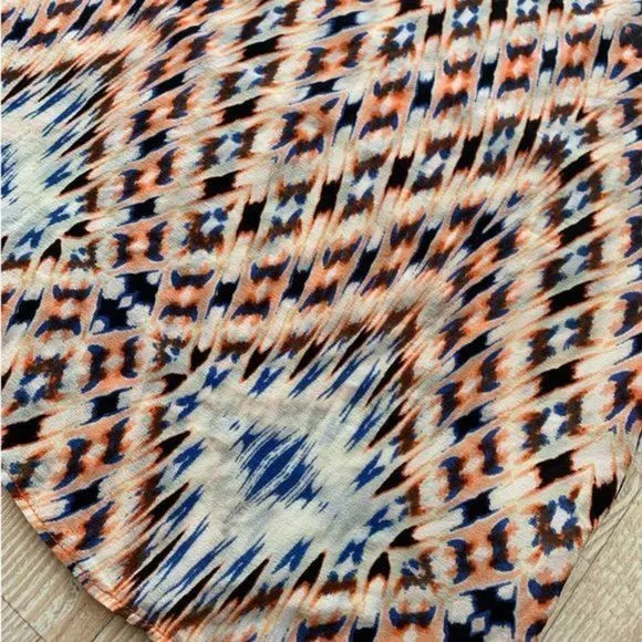 𝅺Greylin Geometric Printed Chiffon Tank Size XS‎ - Image 2