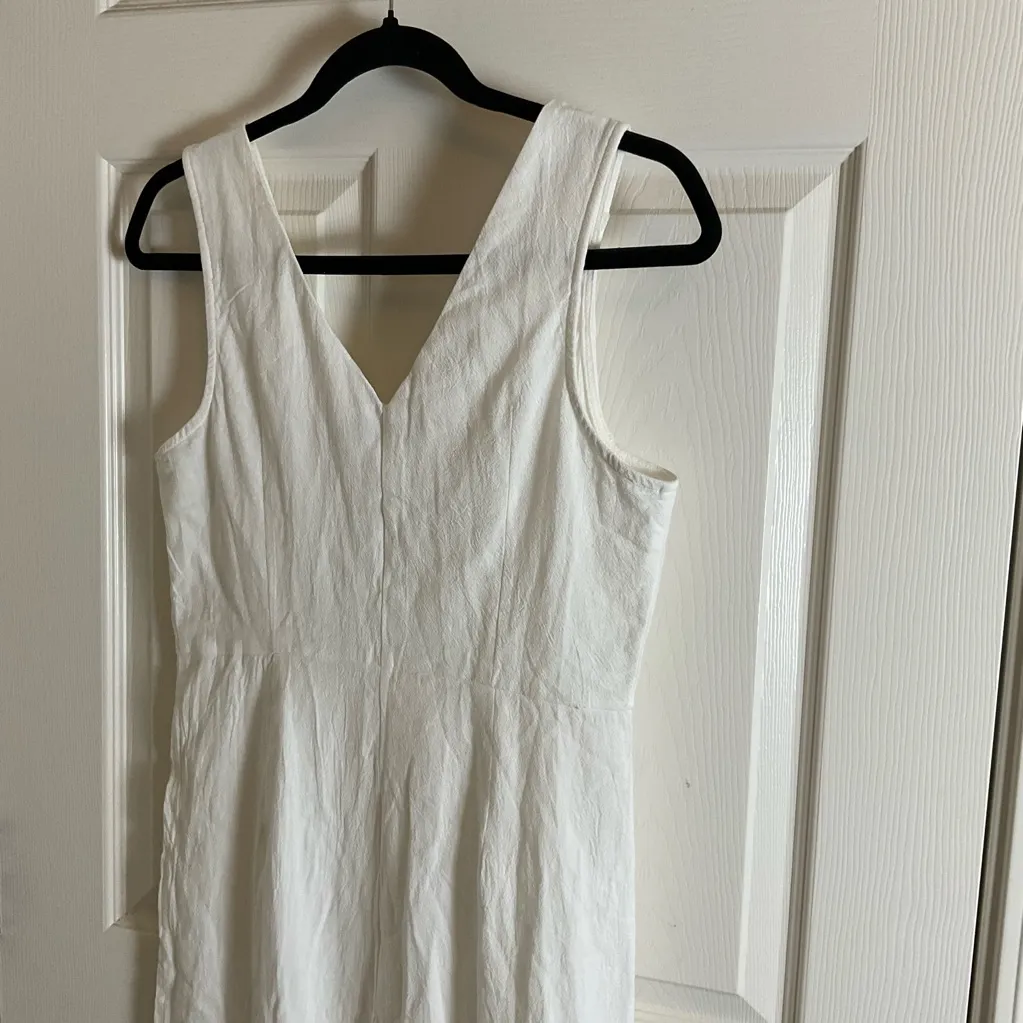 Nasty Gal White Button-Front Woman’s Jumpsuit size 6 - Image 7