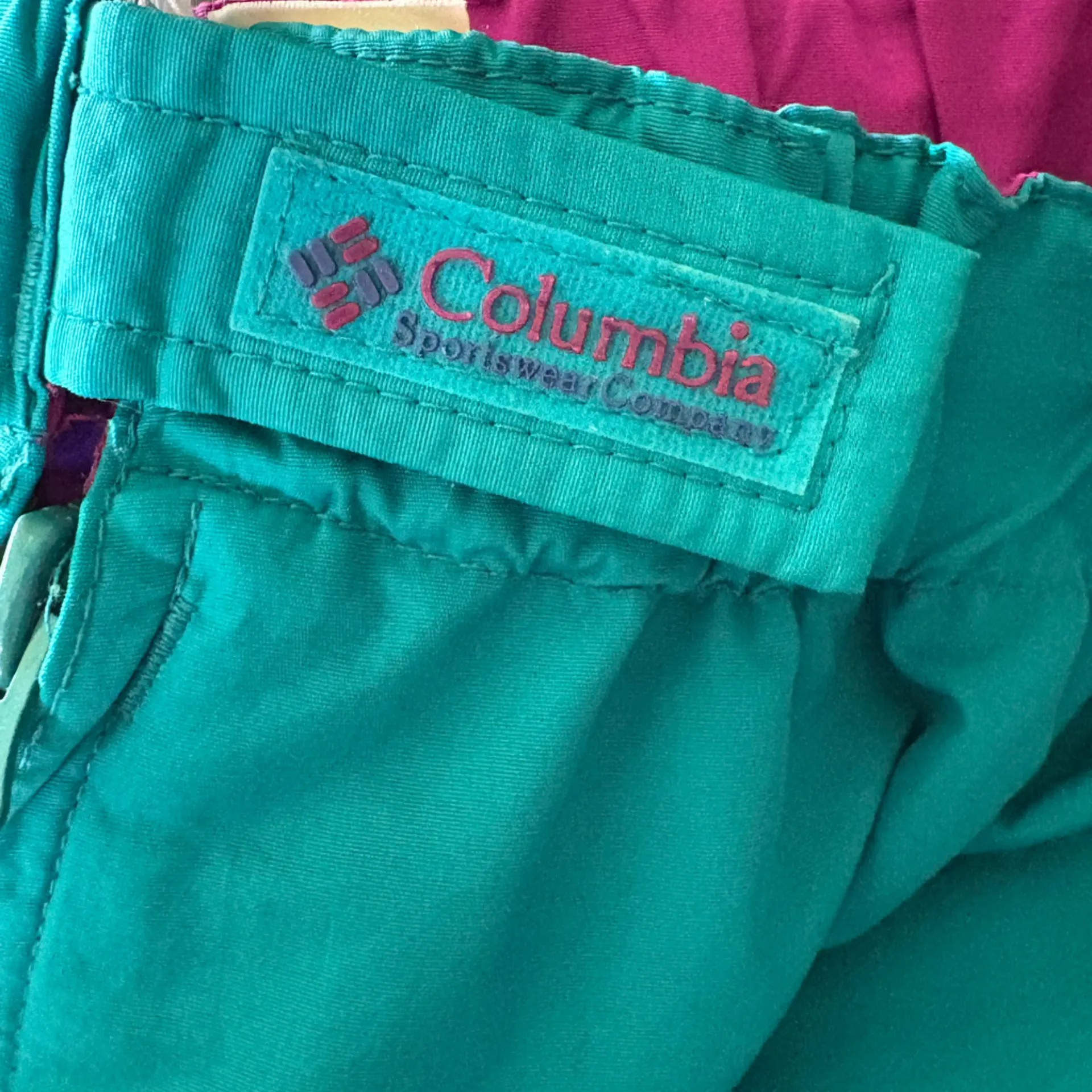 Columbia Blue Green Insulated Ski Snow Pants Full Zip Waterproof –‎ Size L - Image 4