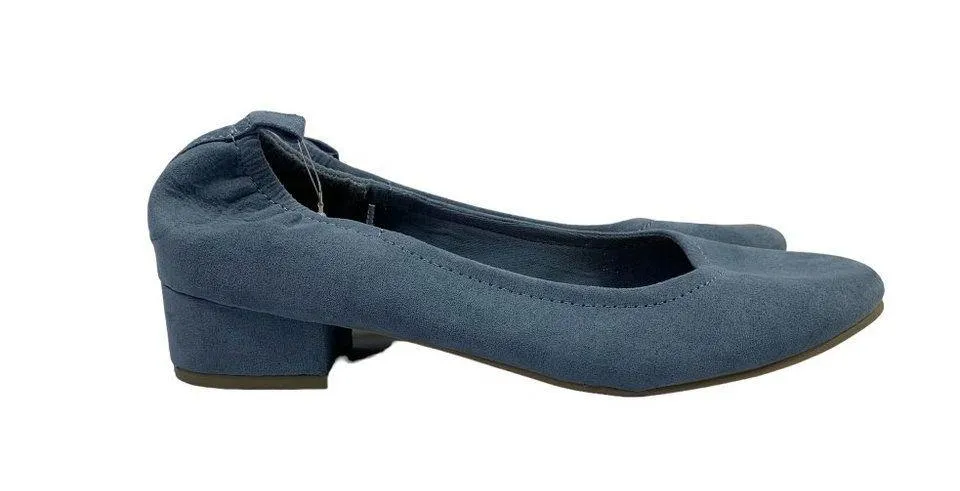 Brash Women's Denim Blue Short Heels - Image 3