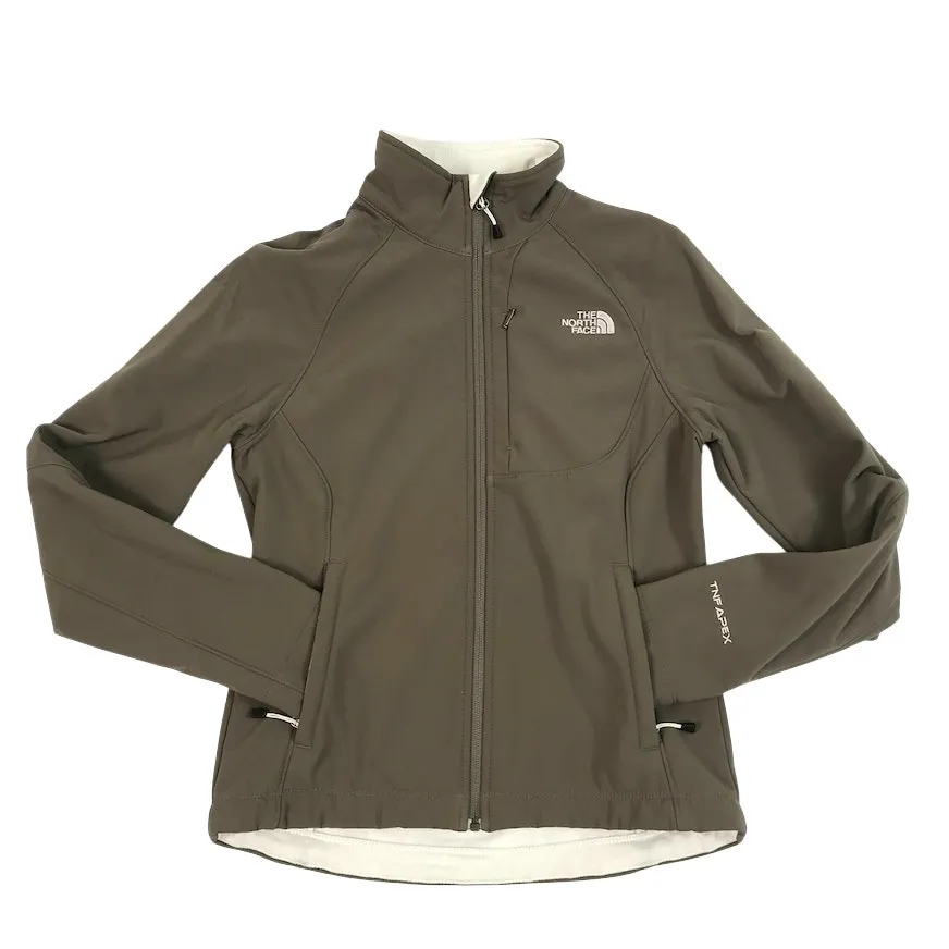 THE NORTH FACE Apex Bionic Full Zip Jacket Women S Brown Softshell Fleece Lined - Image 2