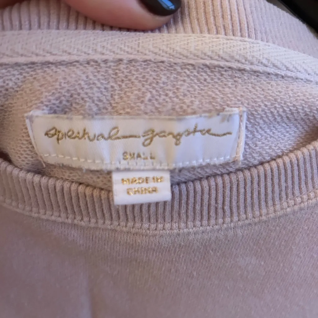 Spiritual Gangster Cropped Sweatshirt - Image 3