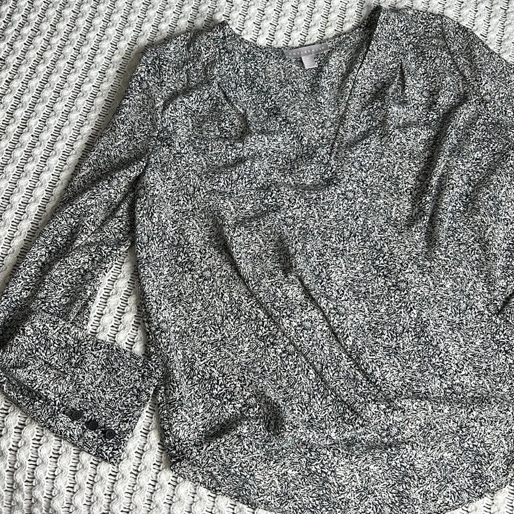 nwt // Chelsea 28 tuck front wrap blouse - Image 6