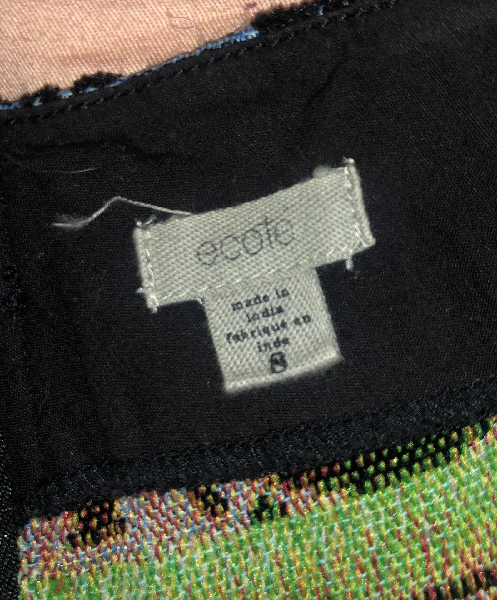 Ecote Blue Embroidered Shorts - Image 3