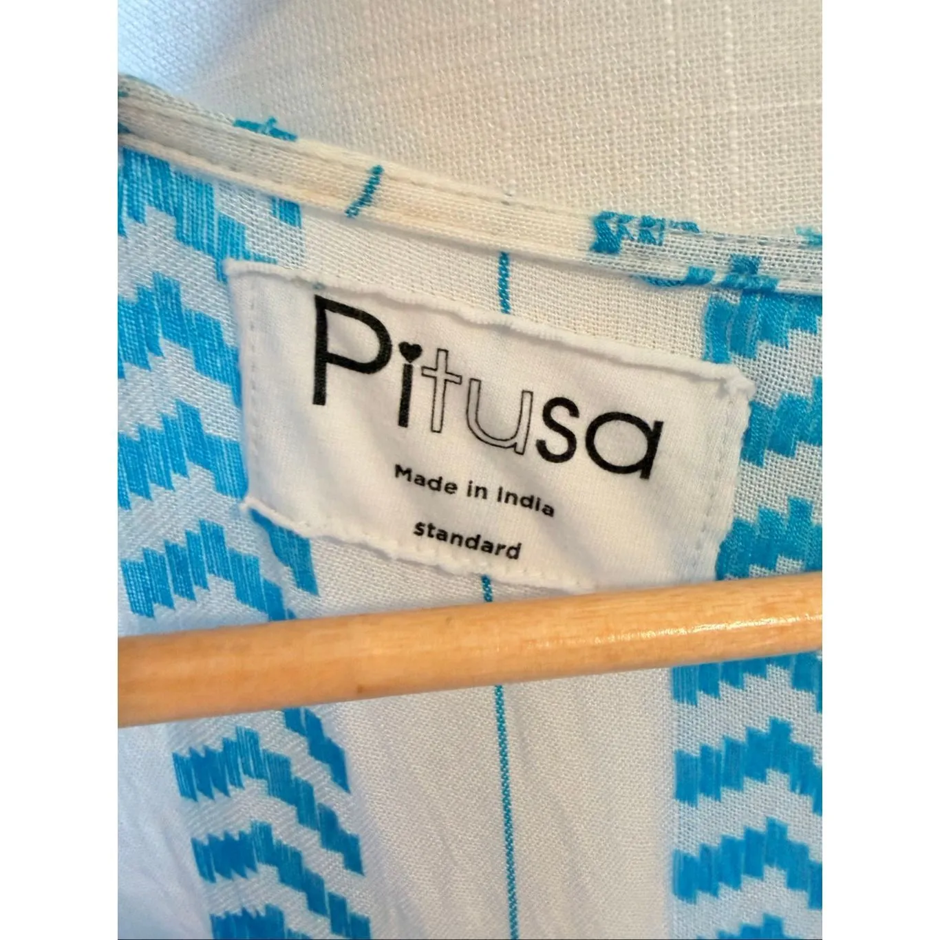 Pitusa Caftan in Light Blue Size Standard - Image 4