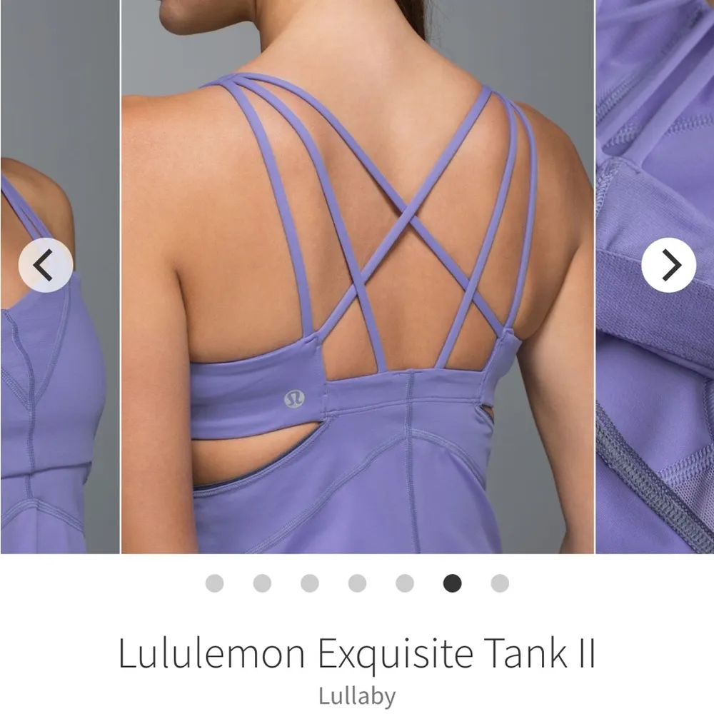 Lululemon Exquisite Tank Lullaby Size 4 - Image 10