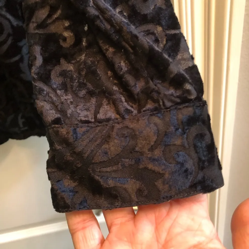 Vintage Studio Works Blouse Black Size Medium - Image 7