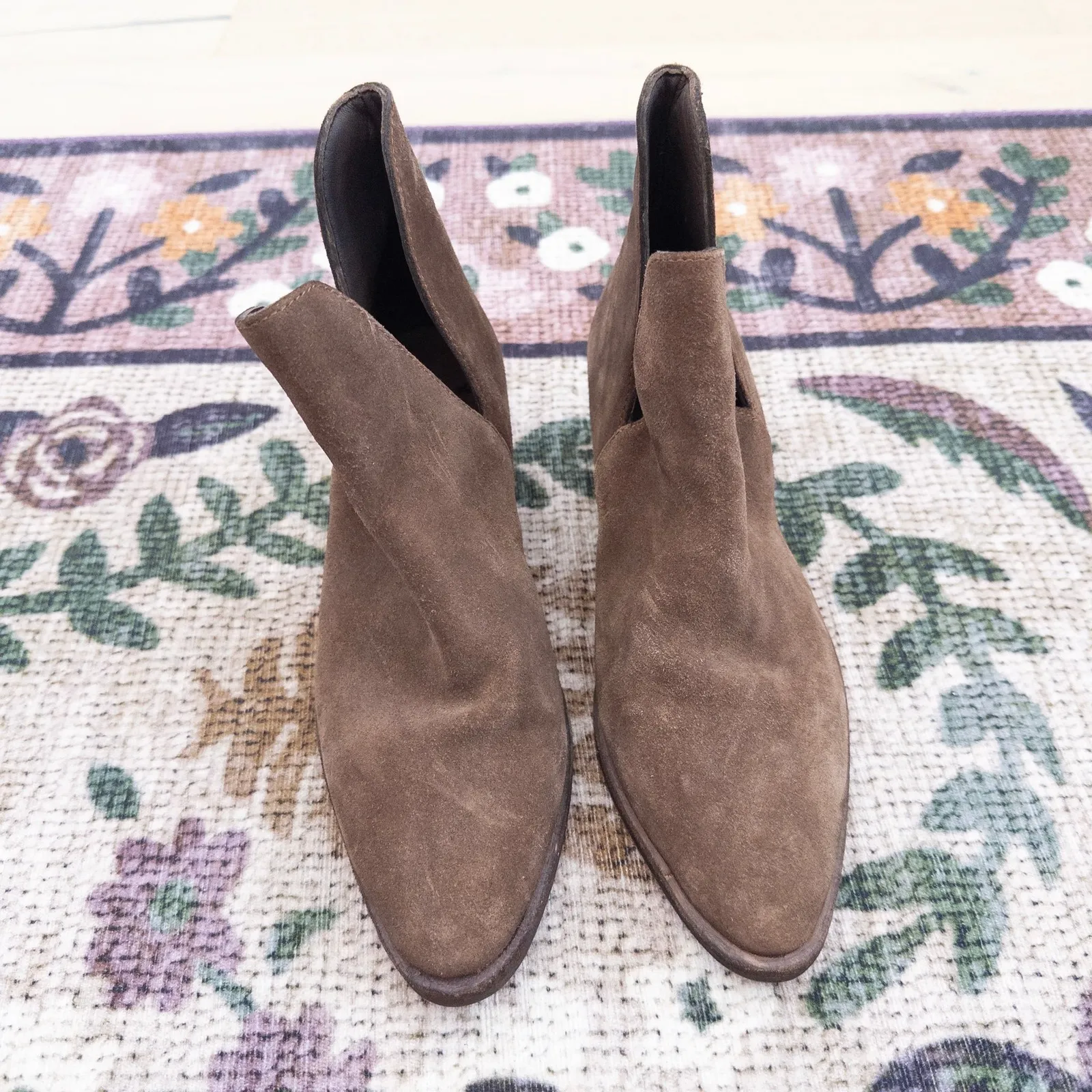 Free People Womens Boots Size‎ 37 Brown Charm Suede Ankle Western Boho Festival - Image 7