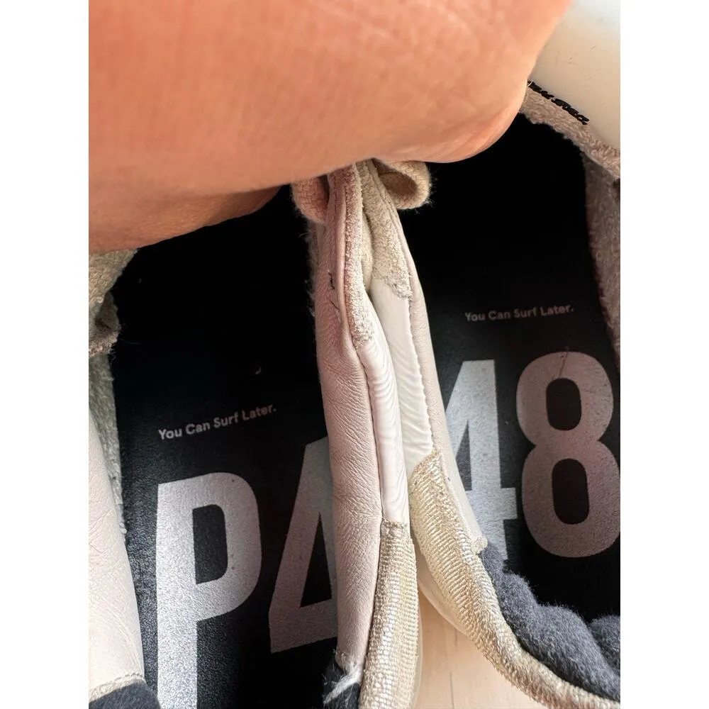 P448 gray and silver Thea Platform Sneaker (Women) size 37 / US 7 - Image 12