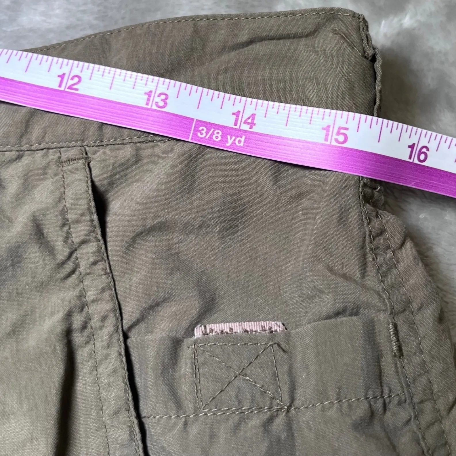 Alpine Design Hiking Shorts Womens Medium Khaki Nylon Outdoors Utility Quick Dry - Image 11