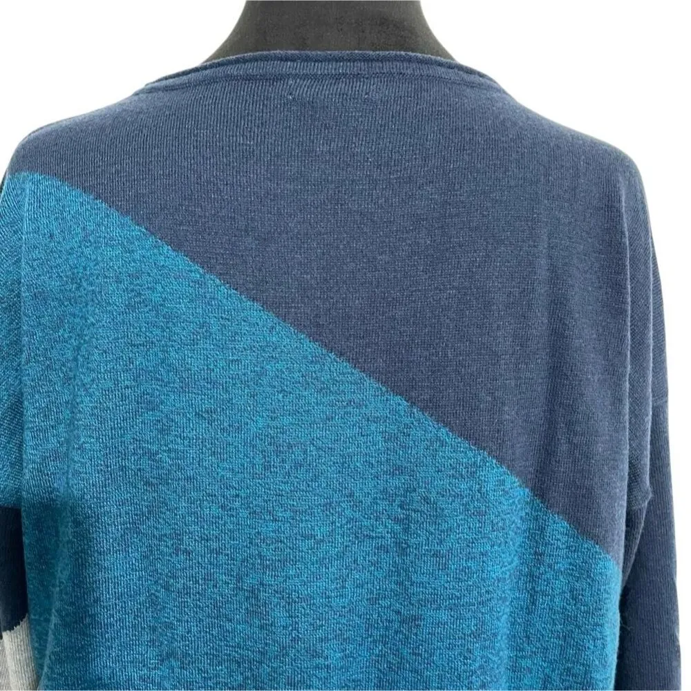 Smartwool  Size Large  Shadow Pine Colorblock Sweater - Women's $95 - Image 8
