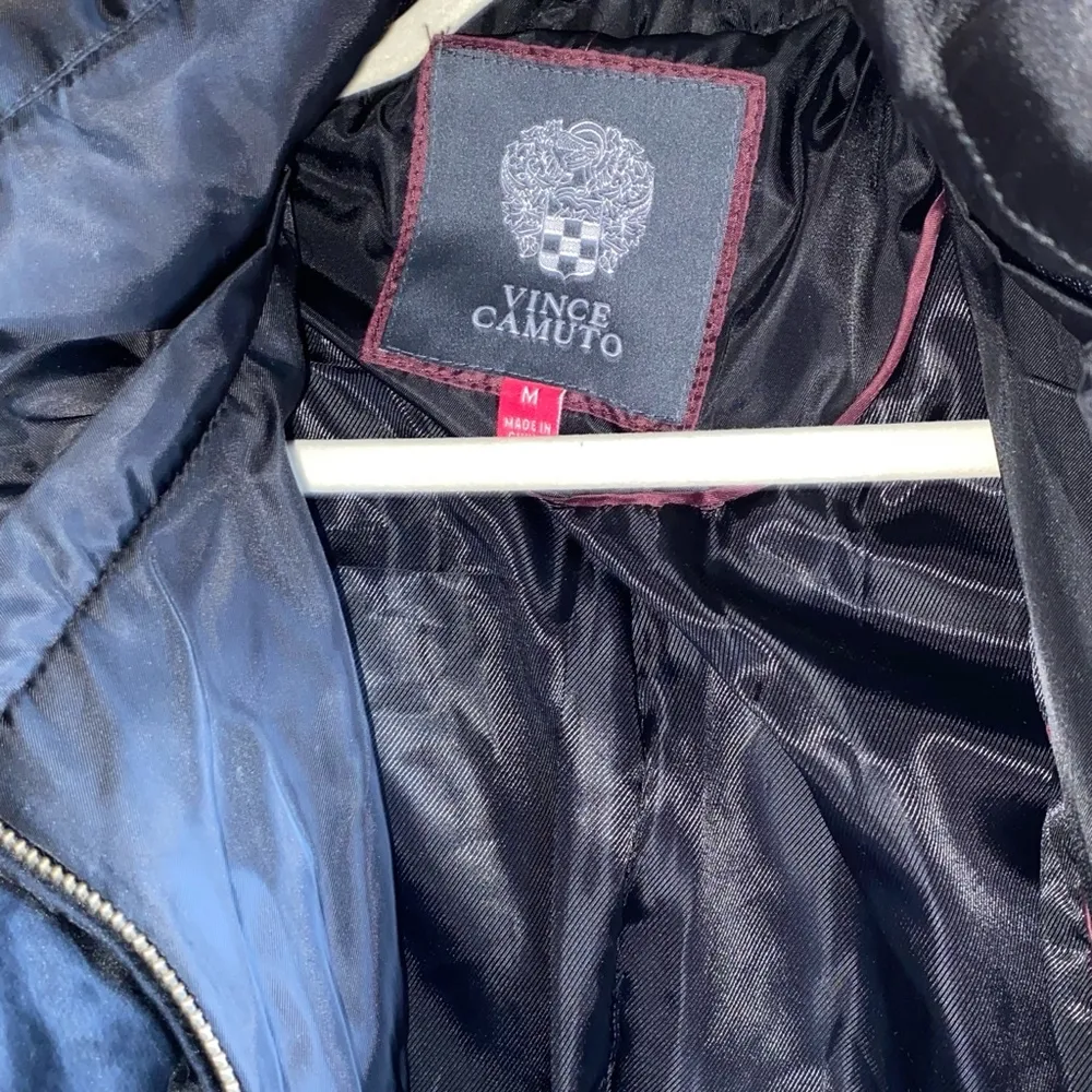 Women's Vince Camuto Puffer Jacket, Black, M - Image 6