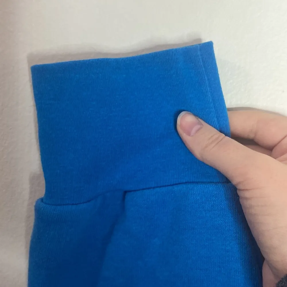 Aviator Nation Glider zip pocket joggers colorblock cherry Dresden blue size M - Image 13