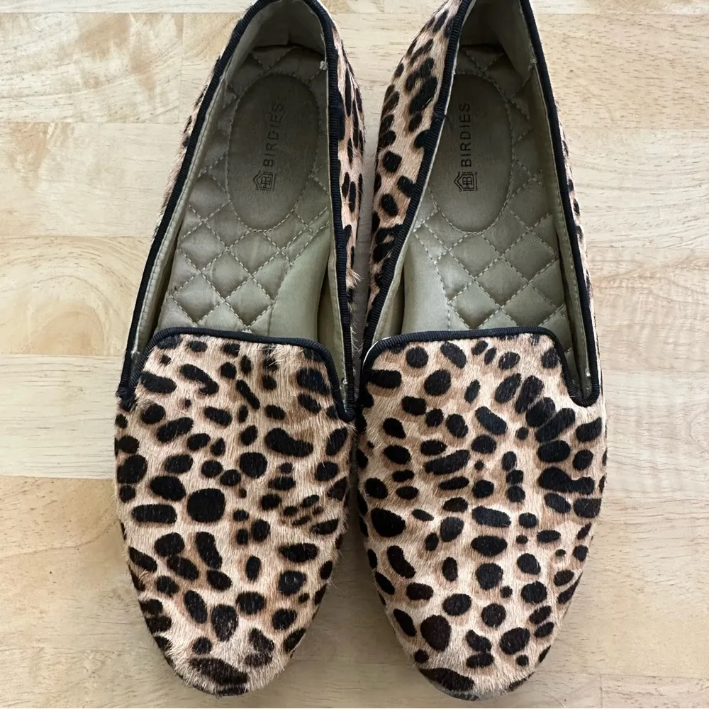 Birdies The Starling In Cheetah Calf Hair Tan Size 6.5 - Image 2