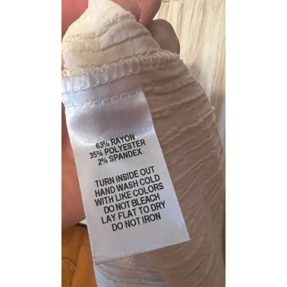 Tuckernuck Moon River Tan Long Sleeve Midi Dress Sz. L - Image 9