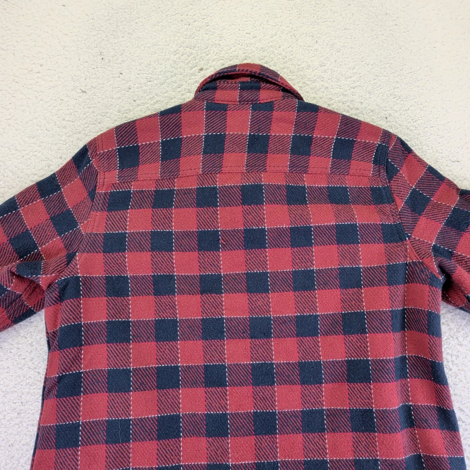 LL Bean Signature Womens Sherpa Lined Flannel Shirt Jacket Plaid Medium 502363 Red - Image 10
