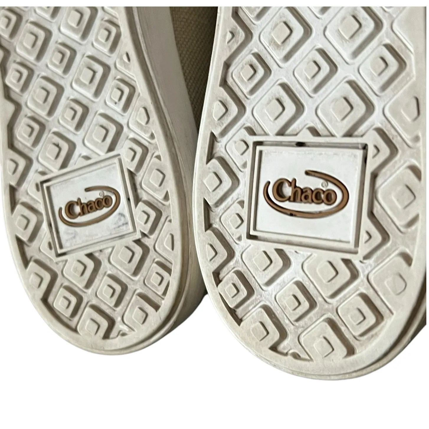 Chaco Ionia Sneakers Womens 6 Tan Canvas Lace Up Shoes Performance Outdoors - Image 10