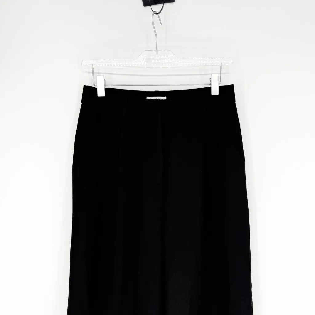 NWT RUMORED Wide Leg Pleat Front Pants S Black - Image 4