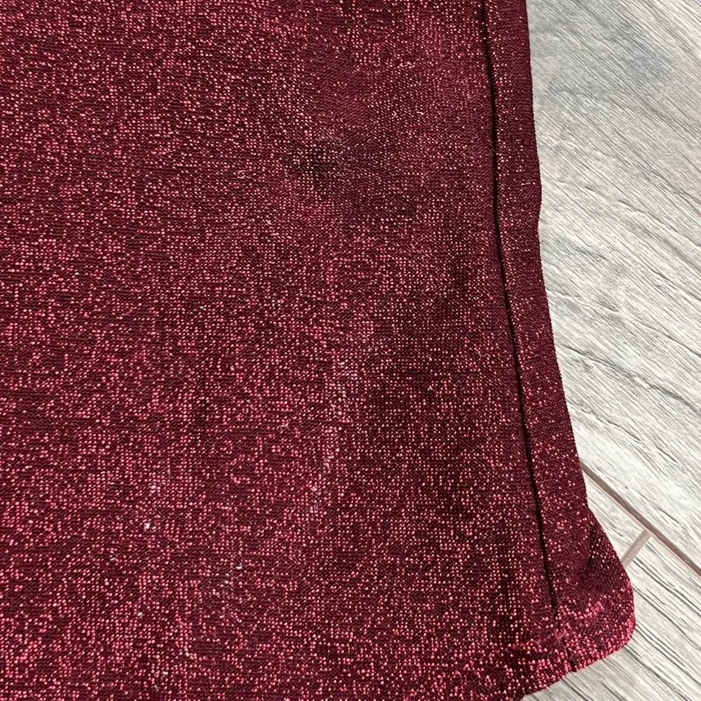 Vintage Escada Sport *flaw 2 Piece Metallic Shimmer Blouse Set | Red | 42/L Size L - Image 6