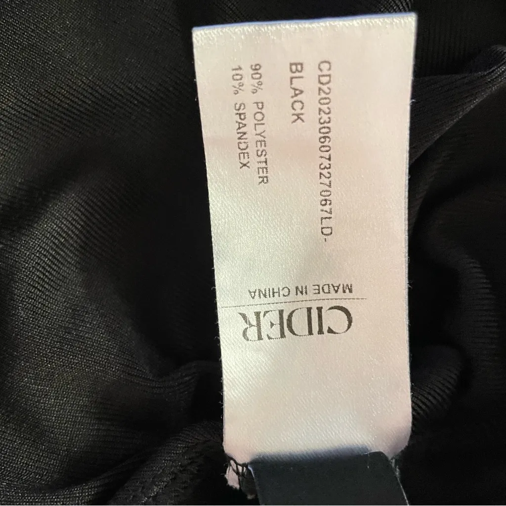 Cider Plus Size Black Midi/Maxi Dress Size 2XL EUC - Image 5