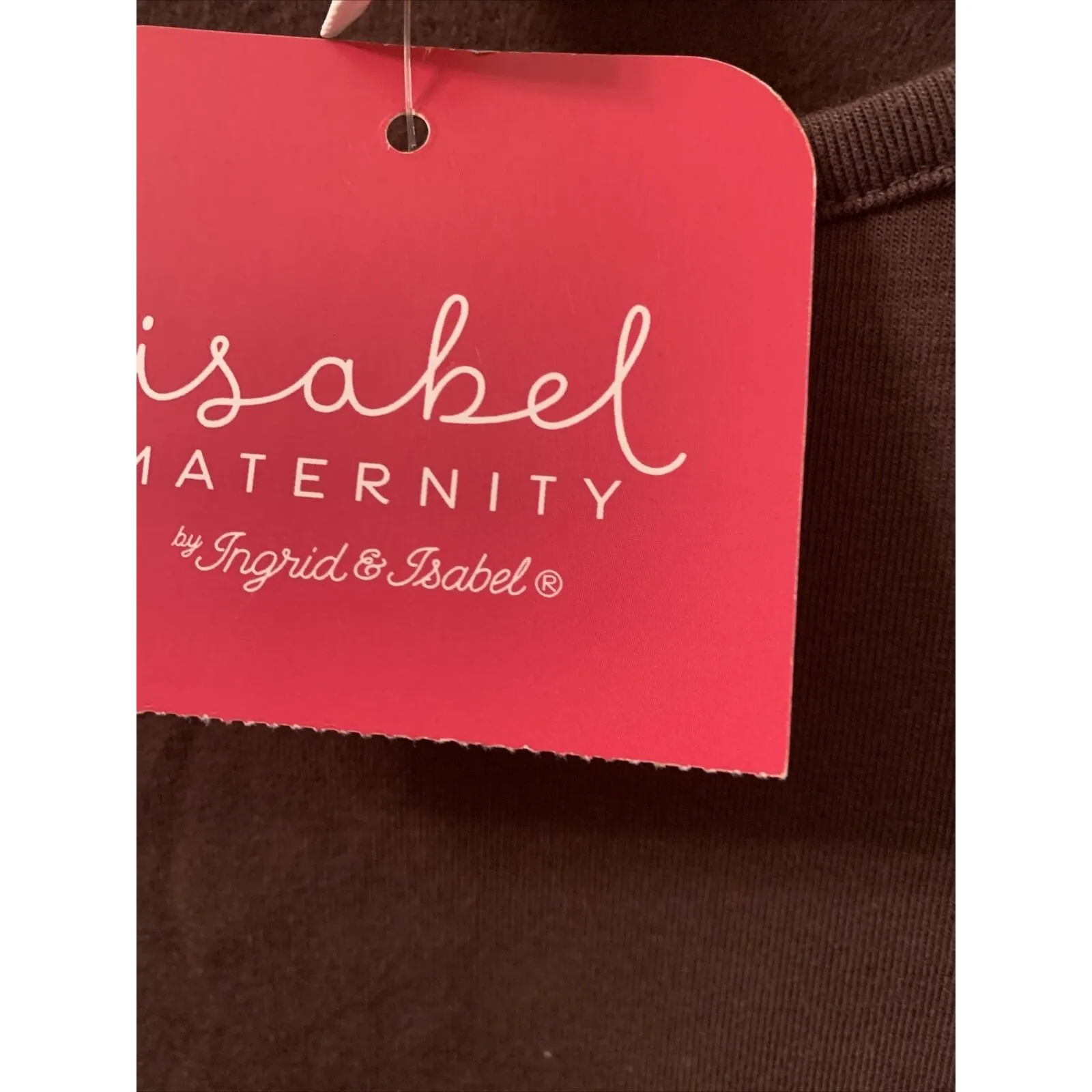 Isabel & Ingrid Maternity Women's Dress Brown Calf Length 3/4 Sleeve Choose Size Size undefined - Image 3