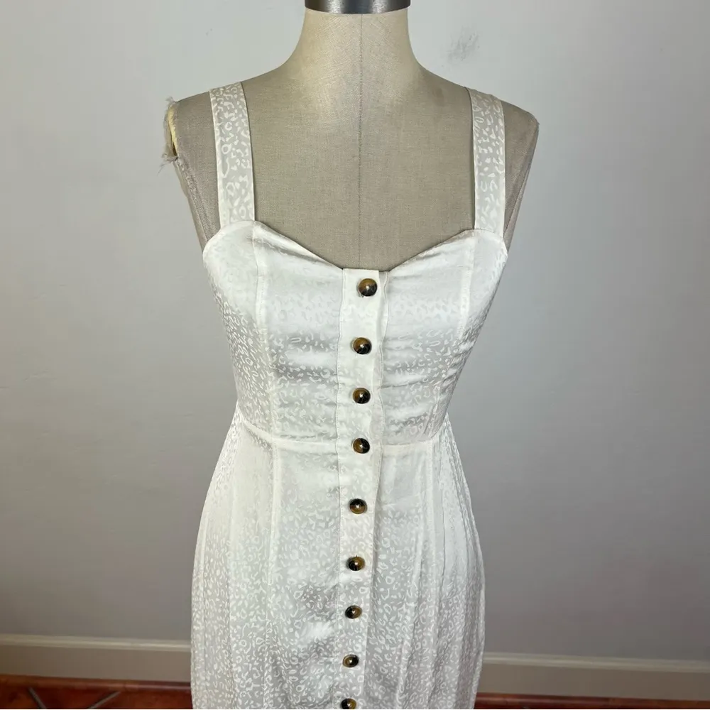 Good American Bustier Dress in White - Image 4