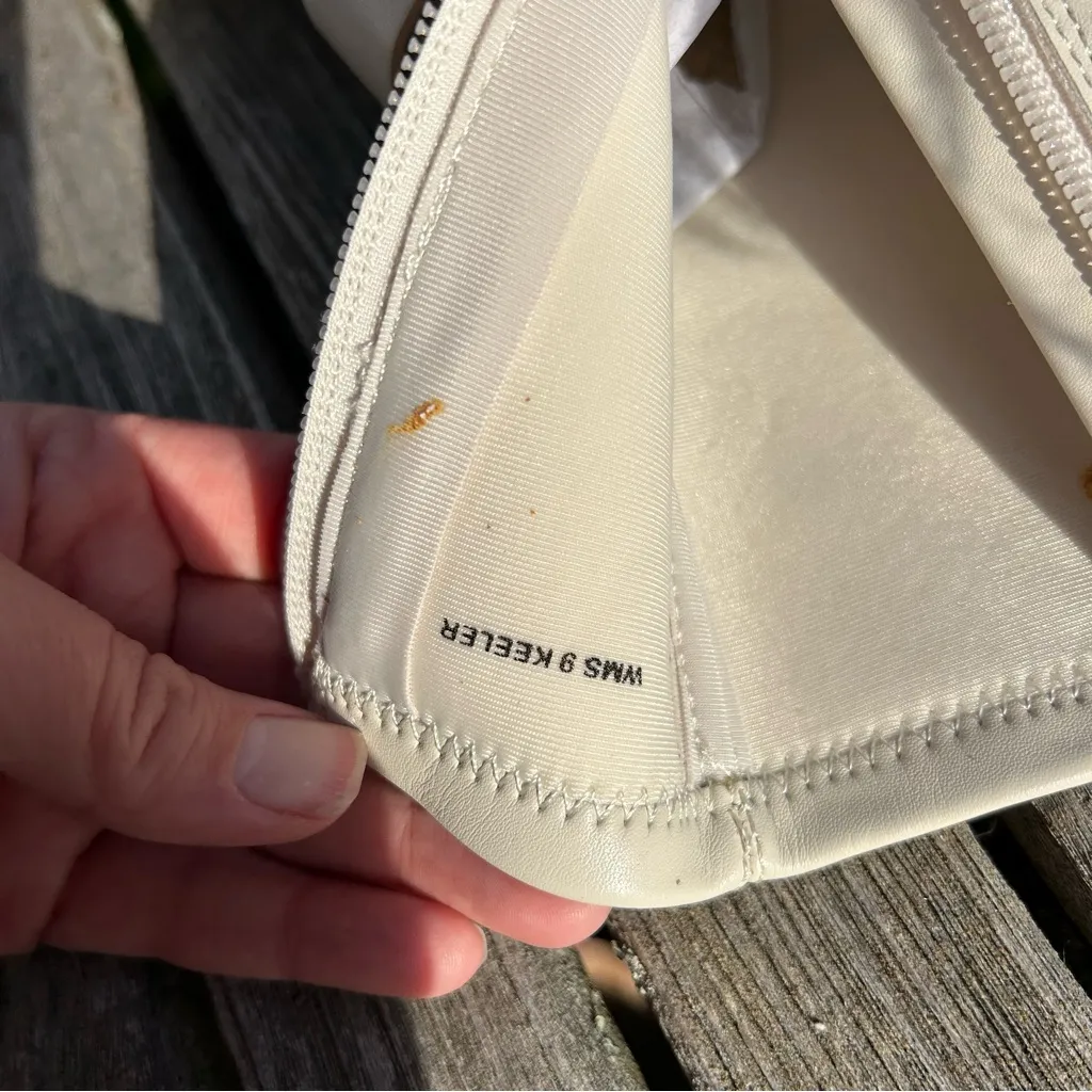 DV Dolce Vita Women's Keeler Harness Moto Engineer Chain Heeled Boots size 9 White - Image 9