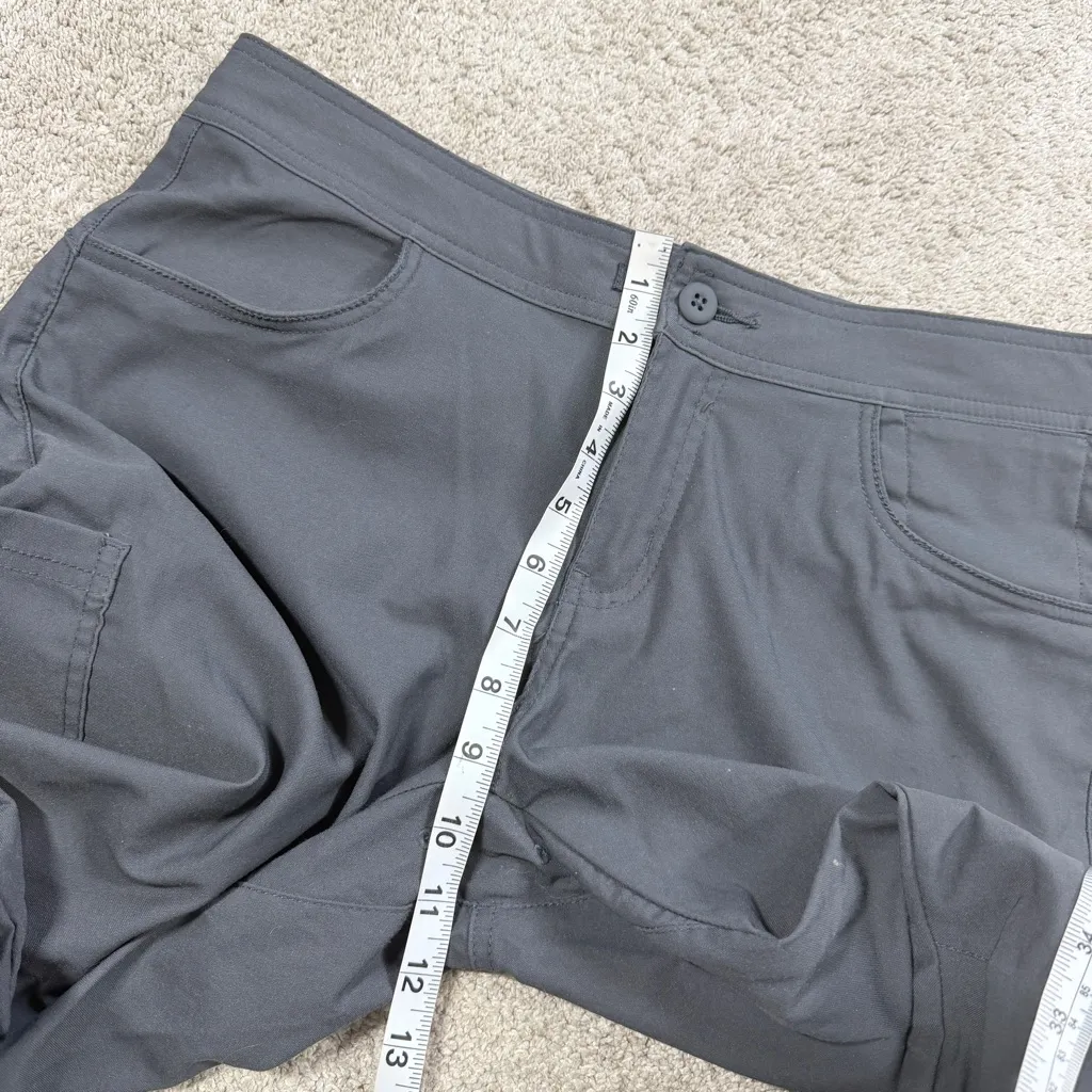 Prana Women’s Standard Fit Halle II Jogger Pants Mid Rise Outdoor in Gray 8 - Image 13