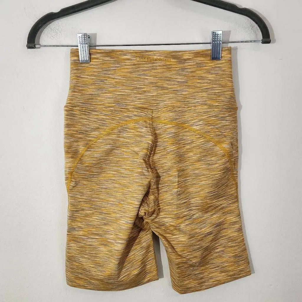 Outdoor Voices Yellow Athletic Shorts NWT Size XS Yellow Workout Shorts - Image 4