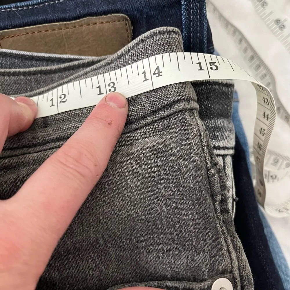 Madewell The Perfect Vintage Jean in Cosner Black Wash: Knee-Rip Edition Size 27 - Image 5