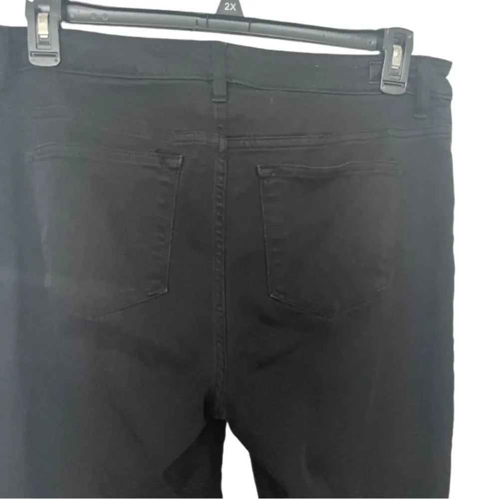 Lauren Ralph Lauren straight leg Jeans SIZE 14 BLACK CLASSIC PREPPY - Image 4