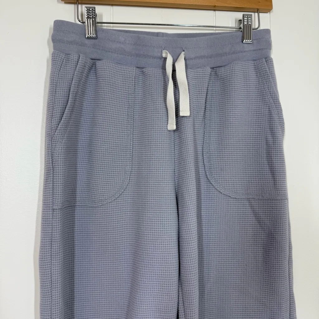 Madewell Lavender Textured Waffle Straight Sweatpants - Image 6