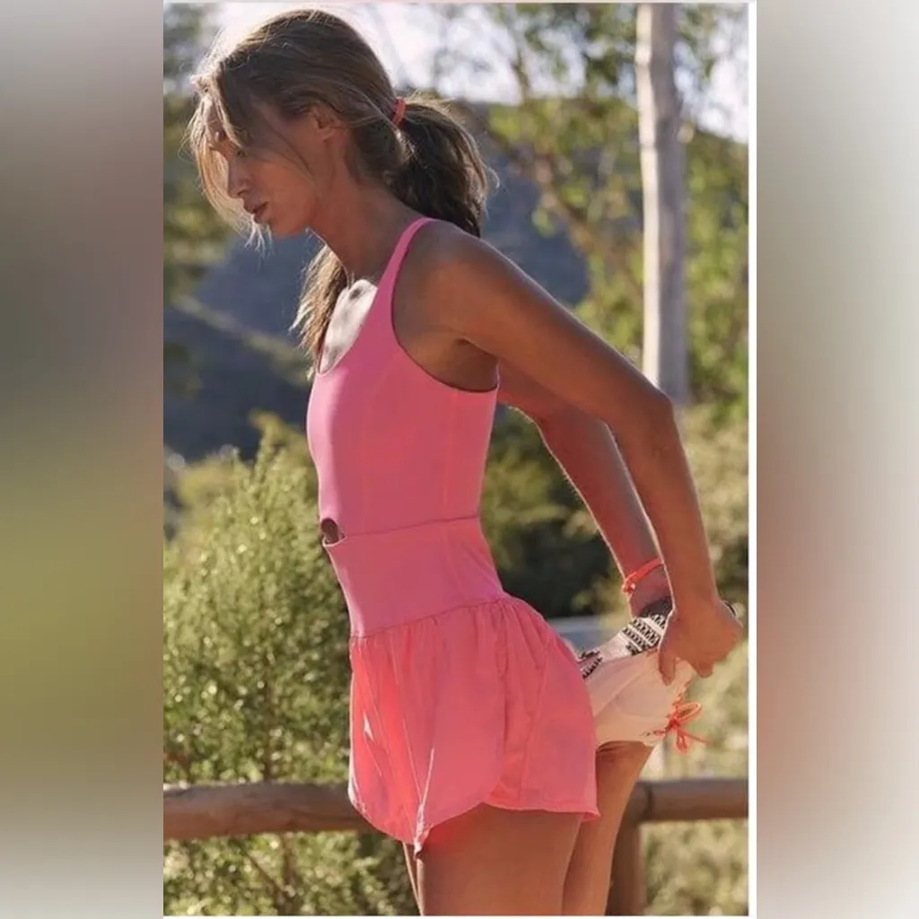 Free People Righteous Sleeveless Runsie | Flamingo Fizz | XL | NEW / NWT Pink - Image 8