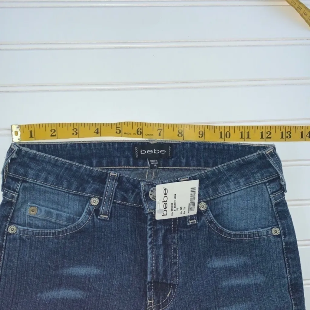 bebe jeans NEW Size 26 - Image 5