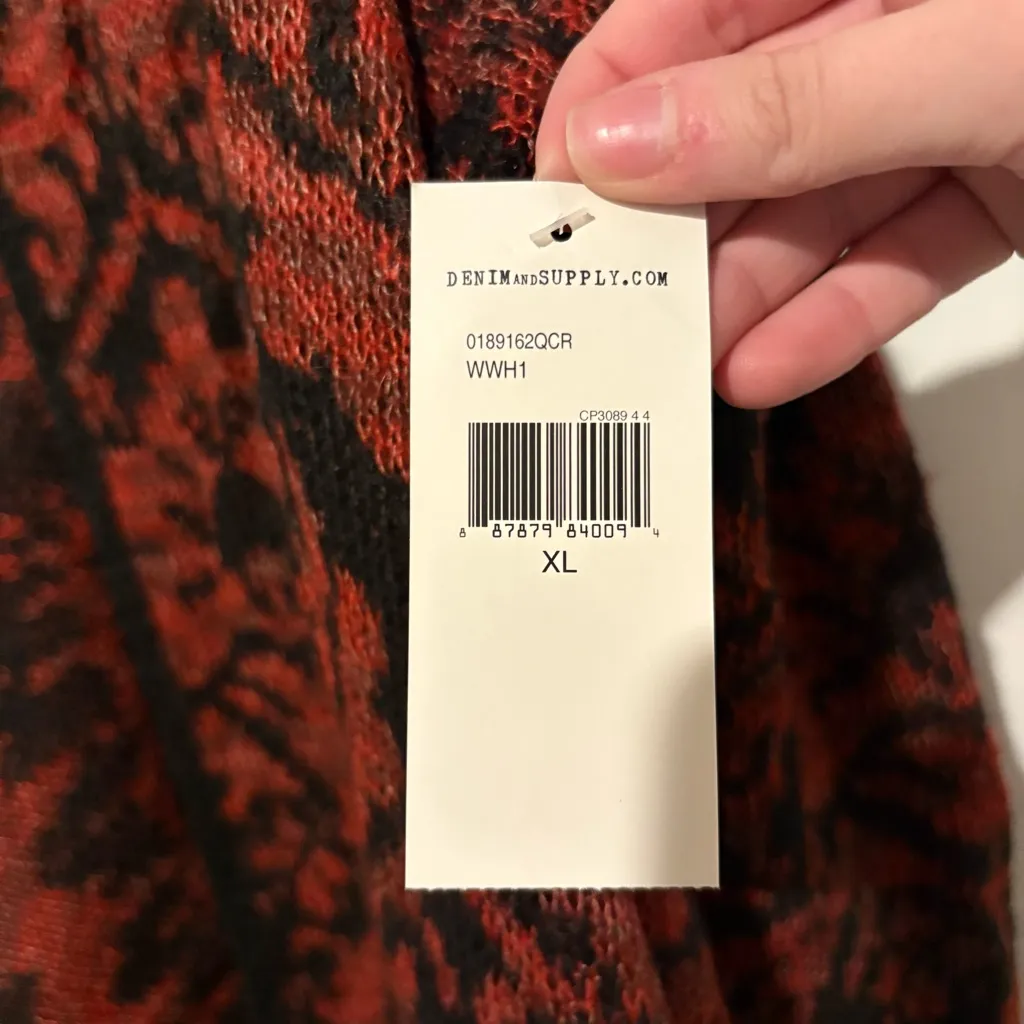 Ralph Lauren denim & supply mohair Tribal Poncho Fringed Shawl Wrap Vintage XL - Image 9