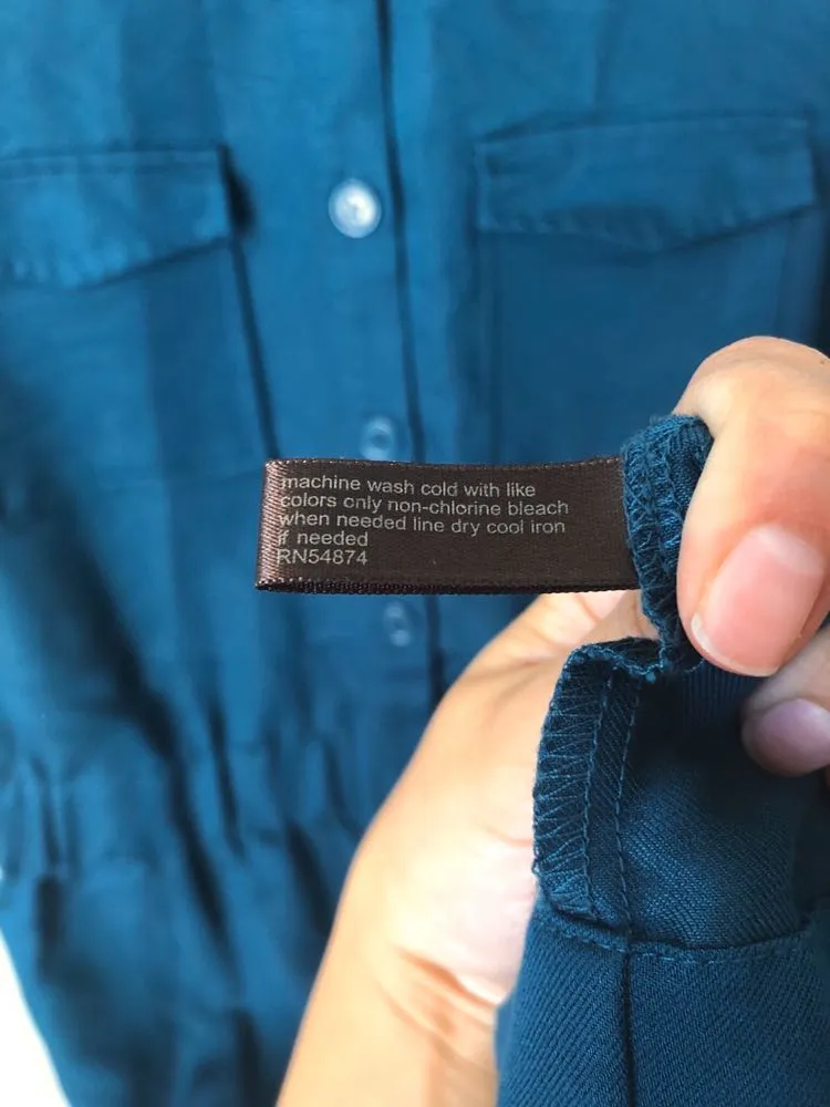 👗 Teal Safari Dress - Image 5