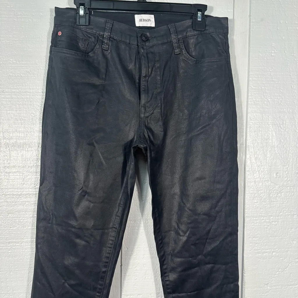 HUDSON Women’s Black Blair Super Skinny Jeans Stretchy High Rise Size 30 NWT - Image 4